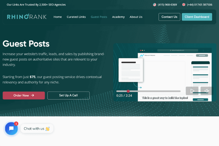 Guest post link building