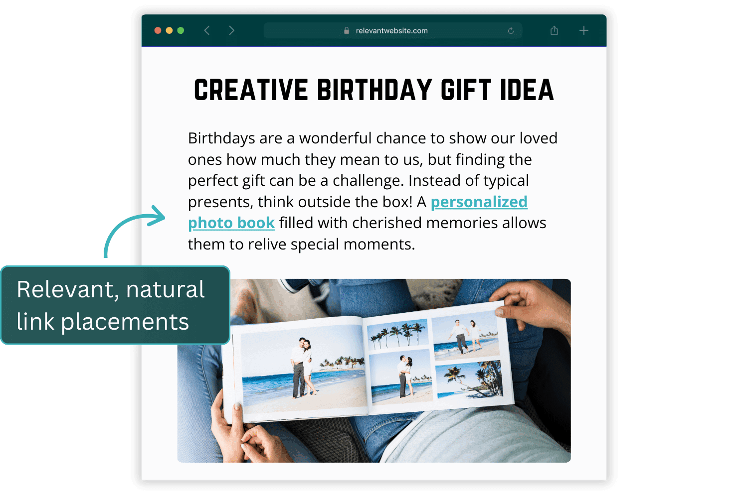 Infographic - Curated Links example